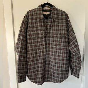 [L.L. Bean] NWT  Claybrooke Outdoors Down Lined Flannel - Size L